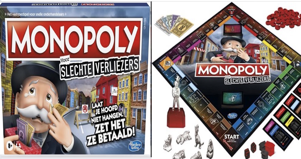 Deze nieuwe editie van Monopoly is speciaal gemaakt voor slechte verliezers